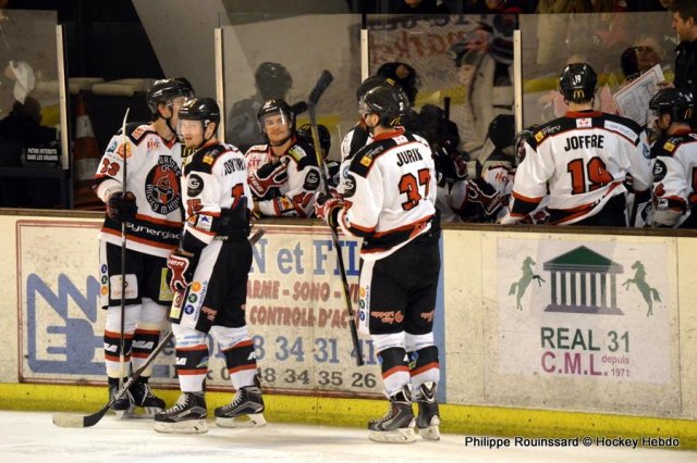 Photo hockey match Courbevoie  - Mulhouse le 09/01/2016