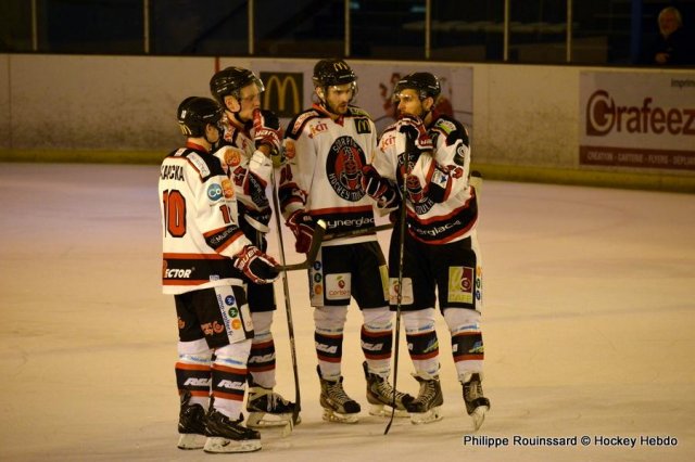 Photo hockey match Courbevoie  - Mulhouse le 09/01/2016