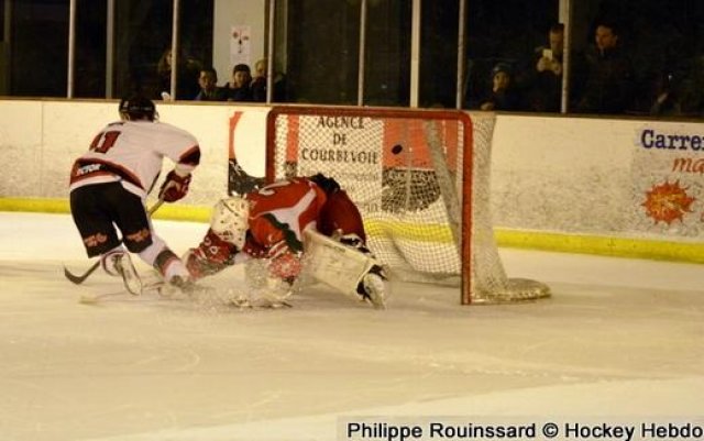 Photo hockey match Courbevoie  - Mulhouse le 09/01/2016