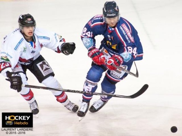 Photo hockey match Grenoble  - Briançon  le 09/01/2016