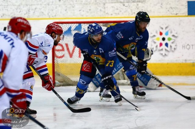 Photo hockey match Chamonix  - Lyon le 09/01/2016