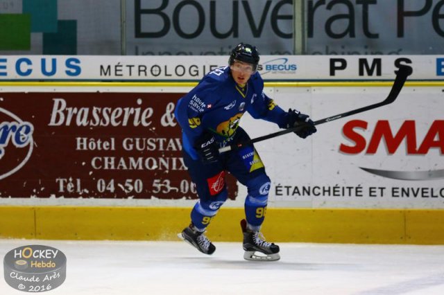 Photo hockey match Chamonix  - Lyon le 09/01/2016