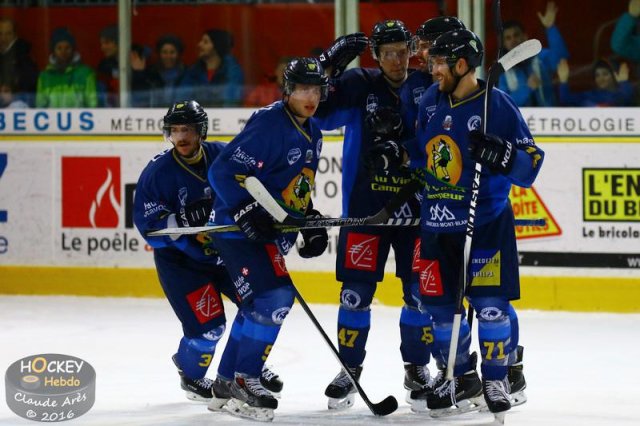 Photo hockey match Chamonix  - Lyon le 09/01/2016
