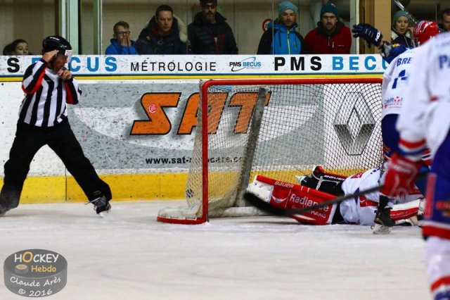 Photo hockey match Chamonix  - Lyon le 09/01/2016