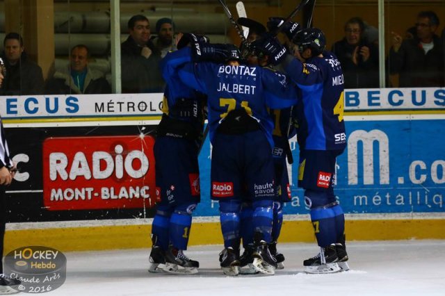 Photo hockey match Chamonix  - Lyon le 09/01/2016