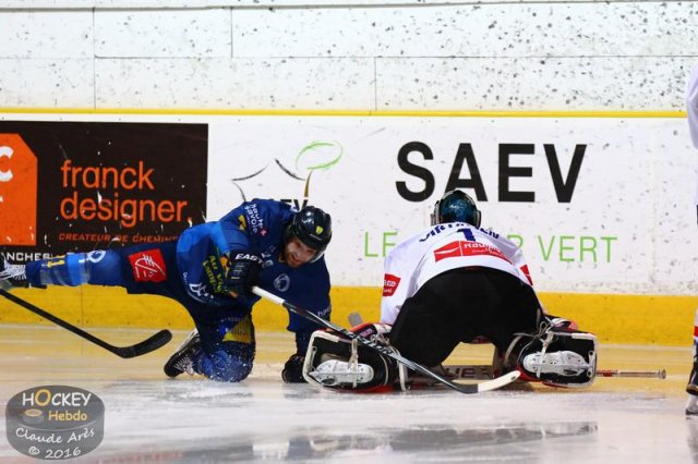 Photo hockey match Chamonix  - Lyon le 09/01/2016