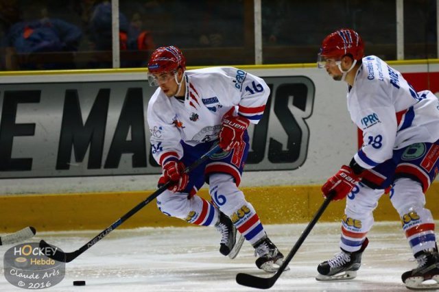 Photo hockey match Chamonix  - Lyon le 09/01/2016