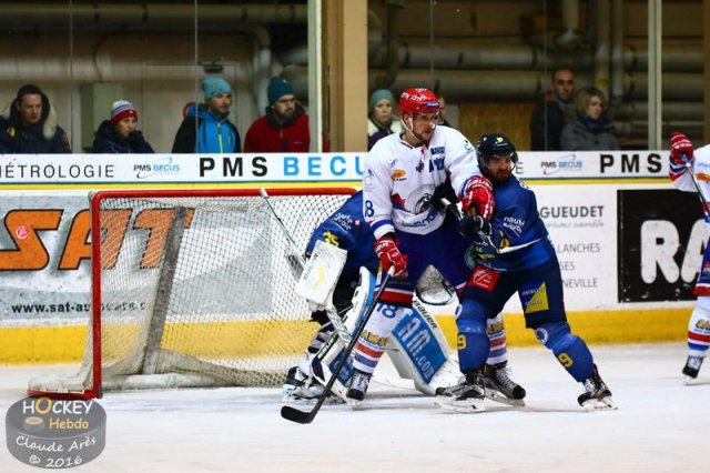 Photo hockey match Chamonix  - Lyon le 09/01/2016