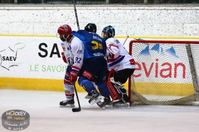Photo hockey match Chamonix  - Lyon le 09/01/2016