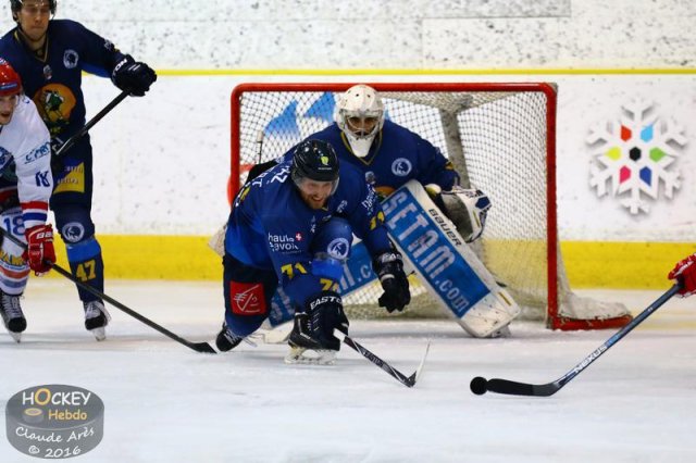 Photo hockey match Chamonix  - Lyon le 09/01/2016