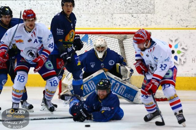 Photo hockey match Chamonix  - Lyon le 09/01/2016
