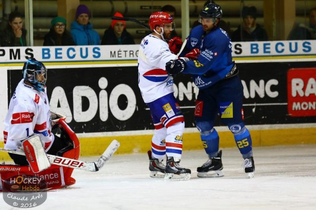 Photo hockey match Chamonix  - Lyon le 09/01/2016