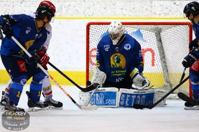 Photo hockey match Chamonix  - Lyon le 09/01/2016