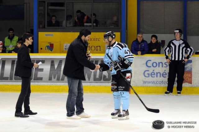 Photo hockey match Dijon  - Brest  le 09/01/2016