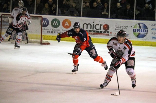 Photo hockey match Angers  - Bordeaux le 09/01/2016