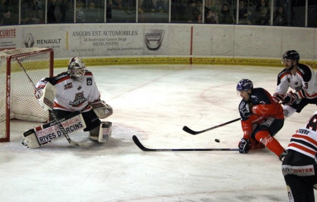 Photo hockey match Angers  - Bordeaux le 09/01/2016