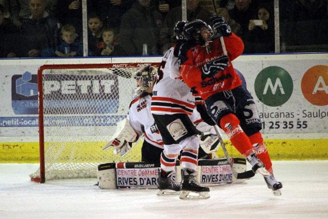 Photo hockey match Angers  - Bordeaux le 09/01/2016