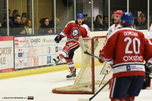 Photo hockey match Wasquehal Lille - Amnéville le 09/01/2016