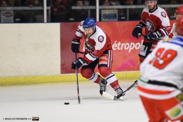 Photo hockey match Wasquehal Lille - Amnéville le 09/01/2016