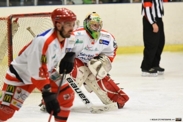 Photo hockey match Wasquehal Lille - Amnéville le 09/01/2016