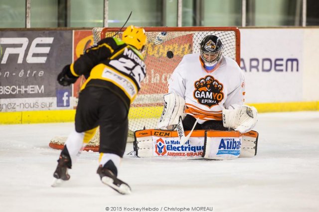 Photo hockey match Strasbourg  - Epinal  le 08/01/2016