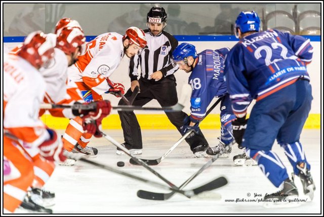 Photo hockey match Paris (FV) - Valence le 09/01/2016