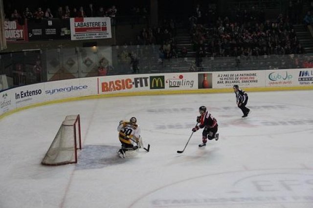Photo hockey match Bordeaux - Strasbourg  le 12/01/2016