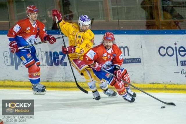 Photo hockey match Lyon - Dijon  le 12/01/2016