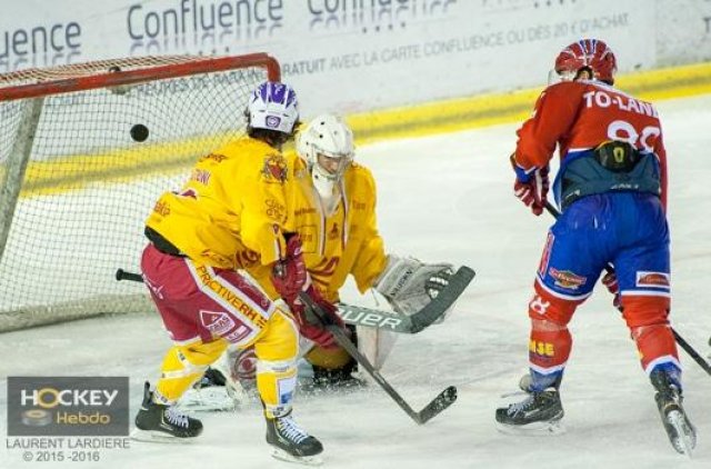 Photo hockey match Lyon - Dijon  le 12/01/2016
