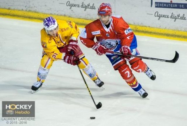 Photo hockey match Lyon - Dijon  le 12/01/2016