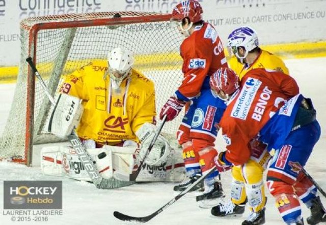 Photo hockey match Lyon - Dijon  le 12/01/2016