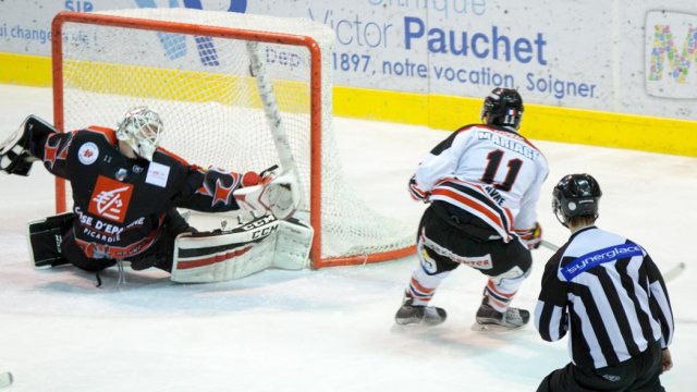 Photo hockey match Amiens  - Bordeaux le 15/01/2016