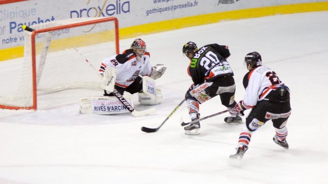 Photo hockey match Amiens  - Bordeaux le 15/01/2016
