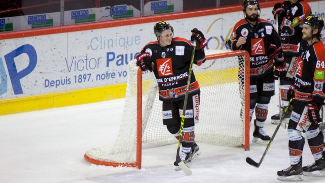 Photo hockey match Amiens  - Bordeaux le 15/01/2016