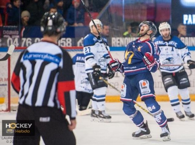 Photo hockey match Grenoble  - Gap  le 16/01/2016