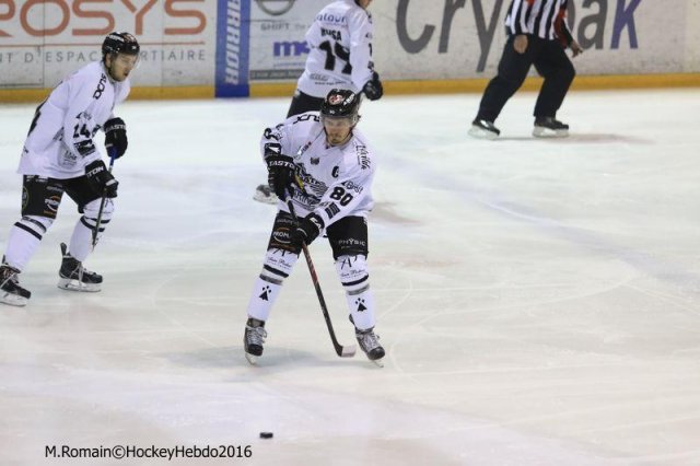 Photo hockey match Rouen - Brest  le 16/01/2016
