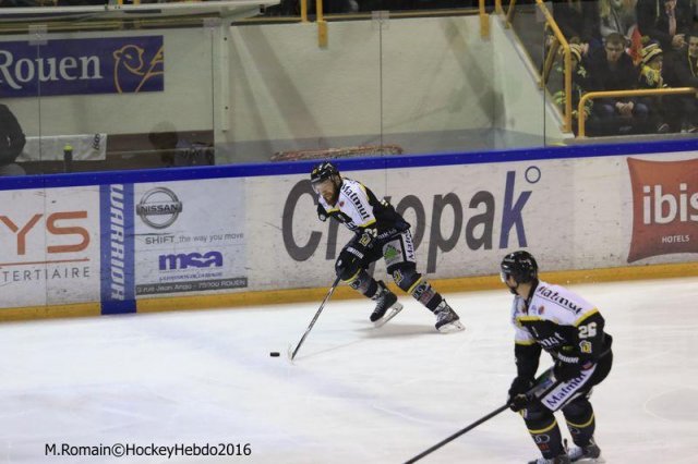 Photo hockey match Rouen - Brest  le 16/01/2016