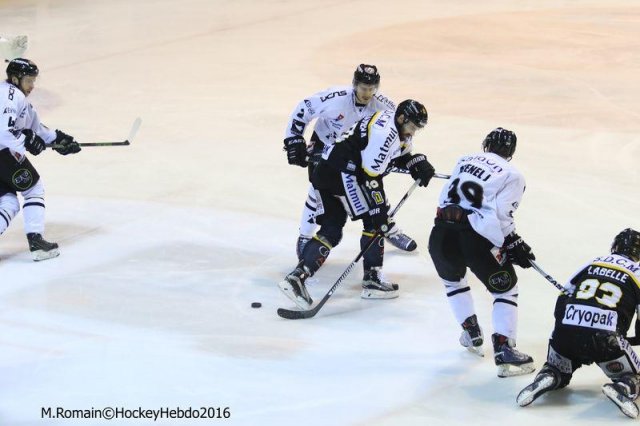 Photo hockey match Rouen - Brest  le 16/01/2016