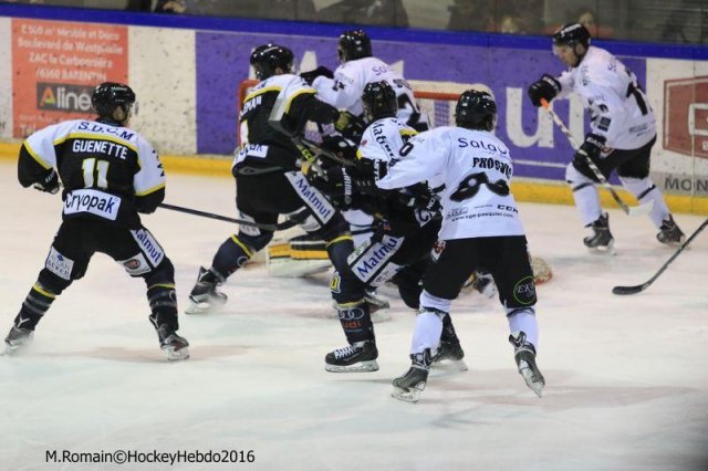 Photo hockey match Rouen - Brest  le 16/01/2016