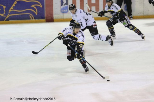 Photo hockey match Rouen - Brest  le 16/01/2016