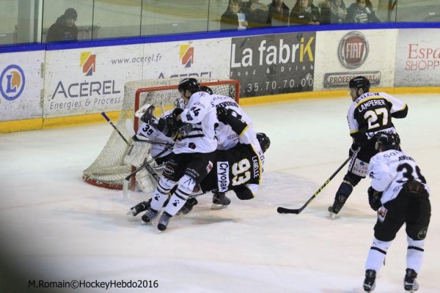 Photo hockey match Rouen - Brest  le 16/01/2016