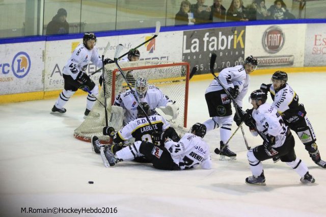 Photo hockey match Rouen - Brest  le 16/01/2016