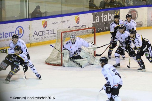 Photo hockey match Rouen - Brest  le 16/01/2016