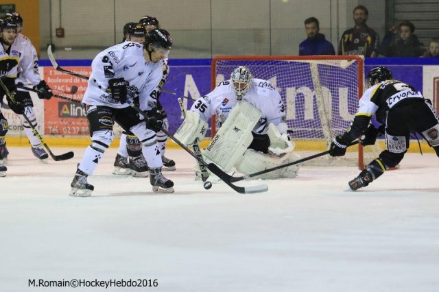 Photo hockey match Rouen - Brest  le 16/01/2016