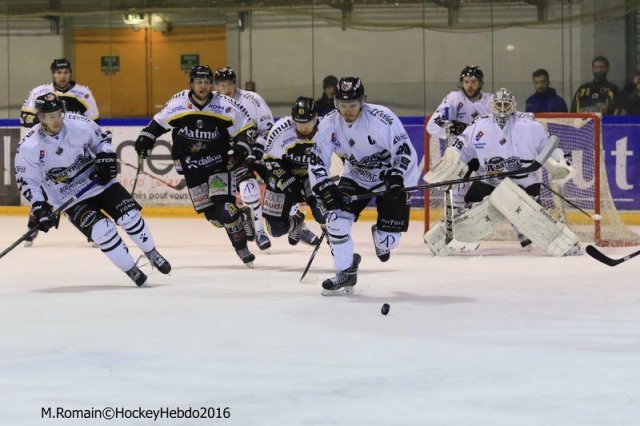 Photo hockey match Rouen - Brest  le 16/01/2016