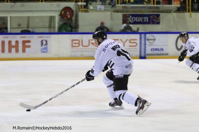 Photo hockey match Rouen - Brest  le 16/01/2016