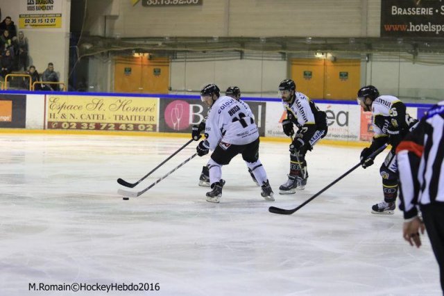 Photo hockey match Rouen - Brest  le 16/01/2016