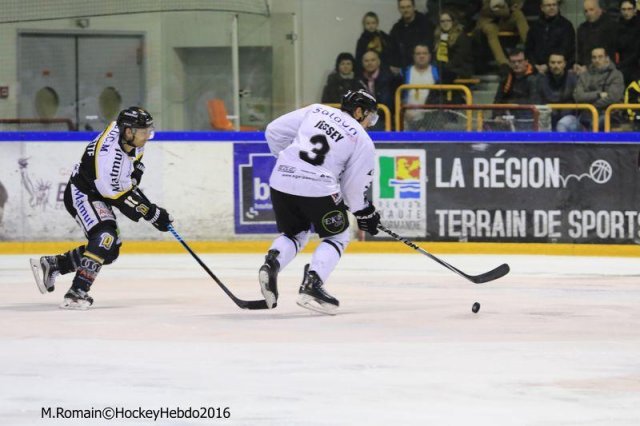 Photo hockey match Rouen - Brest  le 16/01/2016
