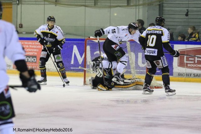 Photo hockey match Rouen - Brest  le 16/01/2016