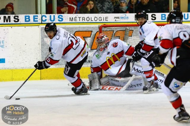 Photo hockey match Chamonix  - Briançon  le 16/01/2016